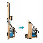 Water Rowing Machine // Tan Wood