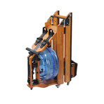 Water Rowing Machine // Brown Wood