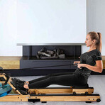 Water Rowing Machine // Tan Wood