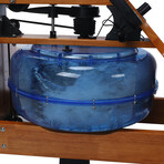 Water Rowing Machine // Brown Wood