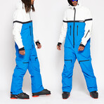 Oneskee Men's Mark VII 25k Ski Suit // Blue + White (M)