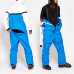 Oneskee Men's Mark VII 25k Ski Suit // Blue + White (XS)