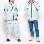 Oneskee Men's Acclimate 2 in 1 Snow Suit // Light Blue (XS)