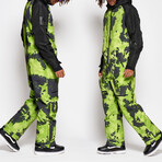 Oneskee Men's Original Pro X Snow Suit // Lime Tie Dye (M)