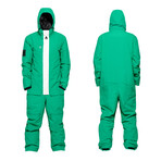 Oneskee Men's Mark VII 25k Ski Suit // Green (S)