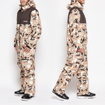 Oneskee Men's Original Pro X Snow Suit // Brown Camo (L)