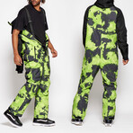 Oneskee Men's Original Pro X Snow Suit // Lime Tie Dye (XS)