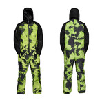 Oneskee Men's Original Pro X Snow Suit // Lime Tie Dye (M)