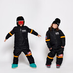 Oneskee Mini 2 in 1 Technical Snow Suit // Black Nasa (S)