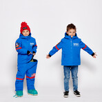 Oneskee Mini 2 in 1 Technical Snow Suit // Blue Nasa (S)