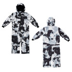 Oneskee Mini 2 in 1 Technical Snow Suit // Black White Tie Dye (M)