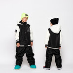 Oneskee Mini 2 in 1 Technical Snow Suit // Black (XS)