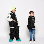 Oneskee Mini 2 in 1 Technical Snow Suit // Black (XS)