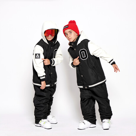 Oneskee Mini 2 in 1 Technical Snow Suit // Black (XS)