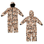 Oneskee Mini 2 in 1 Technical Snow Suit // Brown Camo (S)