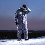 Oneskee Men's Mark VII 25k Ski Suit // Grey (XL)