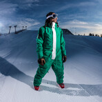 Oneskee Men's Mark VII 25k Ski Suit // Green (M)