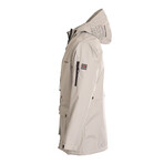 Outdoor Hooded Explorer Parka / Raincoat // Grey (2XL)