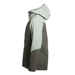 Outdoor Hooded Explorer Parka Raincoat // Olive Green (XL)