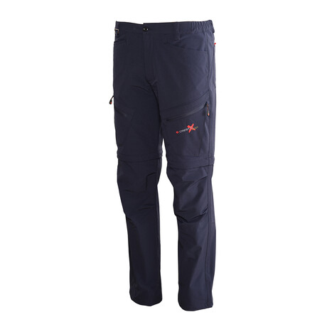 Outdoor Zip-Off Pants + Shorts // Dark Blue (S)