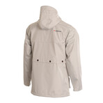 Outdoor Hooded Explorer Parka / Raincoat // Grey (2XL)