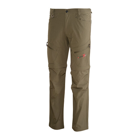 Outdoor Zip-Off Pants + Shorts // Khaki (S)