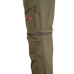 Outdoor Zip-Off Pants + Shorts // Khaki (XL)