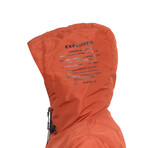 Outdoor Explorer Hooded Parka // Orange (L)