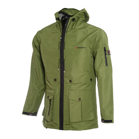 Outdoor Explorer Hooded Parka // Light Green (S)