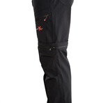 Outdoor Zip-Off Pants + Shorts // Black (XL)