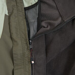 Outdoor Hooded Explorer Parka Raincoat // Olive Green (M)