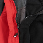 Outdoor Hooded Explorer Parka Raincoat // Red (XL)