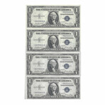 1935 E $1 Silver Certificates Pack // Includes 4 STAR Notes // Consecutive Notes #501-600 // Gem Uncirculated