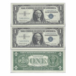 1957 B $1 Silver Certificates Quarter Pack // Raw Consecutive Notes #501-525