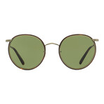 Ladies Casson Sunglasses OV1269ST 528452 1269 // Antique Gold + G-15 Green