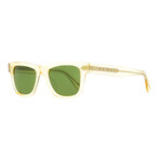 Men's Rectangular Sunglasses OV5393SU 109452 5393 // Buff + Green