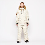 Oneskee Men's Acclimate Parka 2 in 1 Snow Suit // Stone (XL)