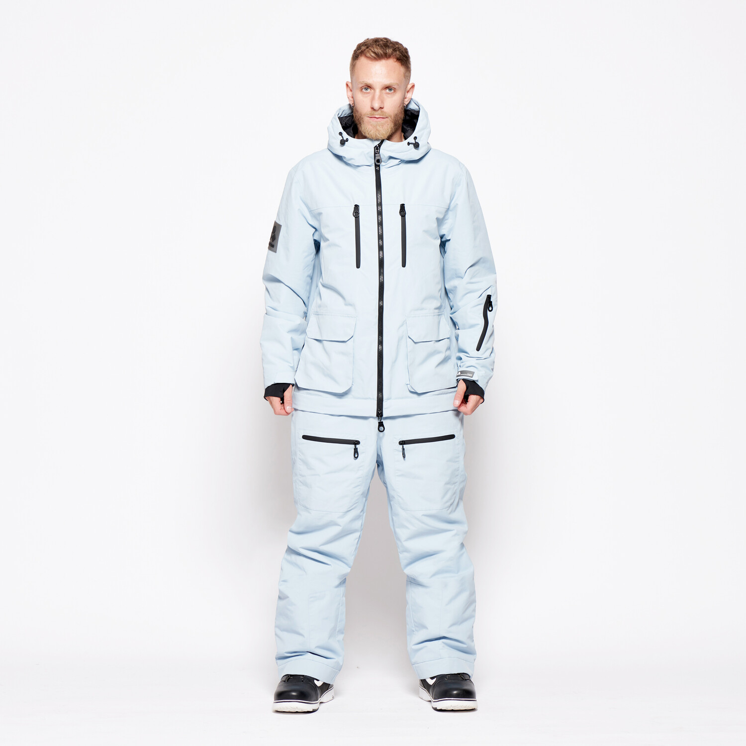 Oneskee Men's Acclimate 2 in 1 Snow Suit // Light Blue (XS