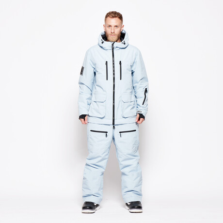 Oneskee Men's Acclimate 2 in 1 Snow Suit // Light Blue (XS)