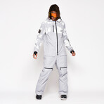 Oneskee Men's Mark VII 25k Ski Suit // Grey (XS)