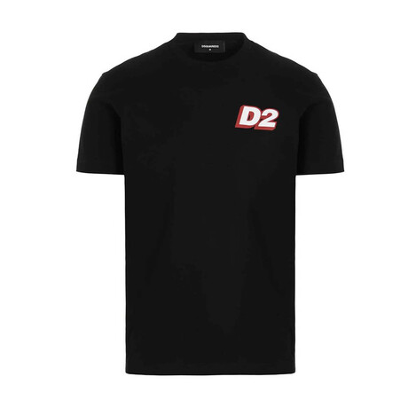 Logo T-Shirt // Black + Red (XS)