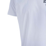 T-Shirt // White + Black (L)