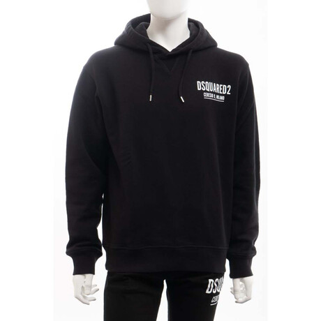 Hoodie // Black + White (XS)