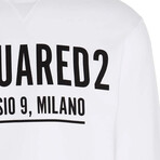 Ceresio 9 Cool Sweater // White + Black (2XL)