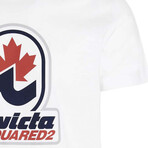 Invicta Cigarette T-Shirt // White + Multicolor (XL)