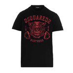 T-Shirt // Black + Red (XS)