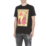 Dsquared2 T-Shirts // Black + Multicolor (XS)