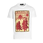 T-Shirt // White + Multicolor (M)