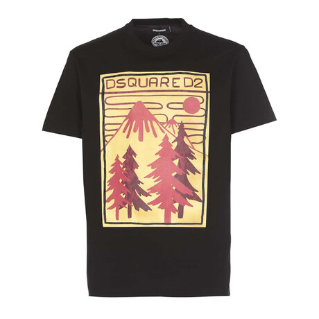 Dsquared2 T-Shirts // Black + Multicolor (XS)