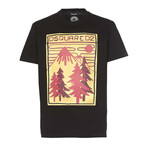 Dsquared2 T-Shirts // Black + Multicolor (XS)